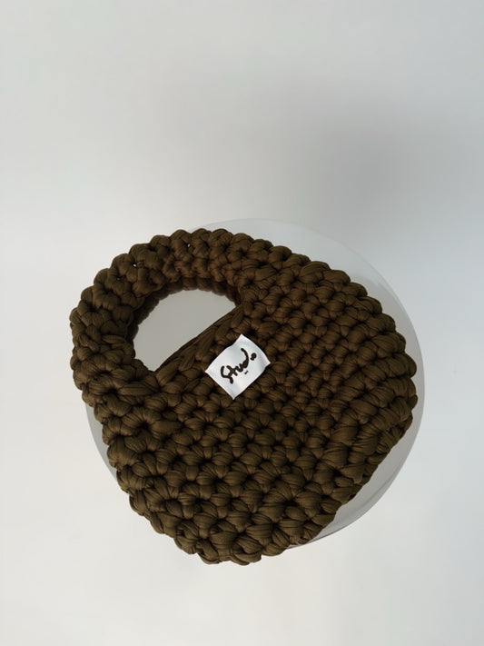 The Croissant Bag, Olive - S